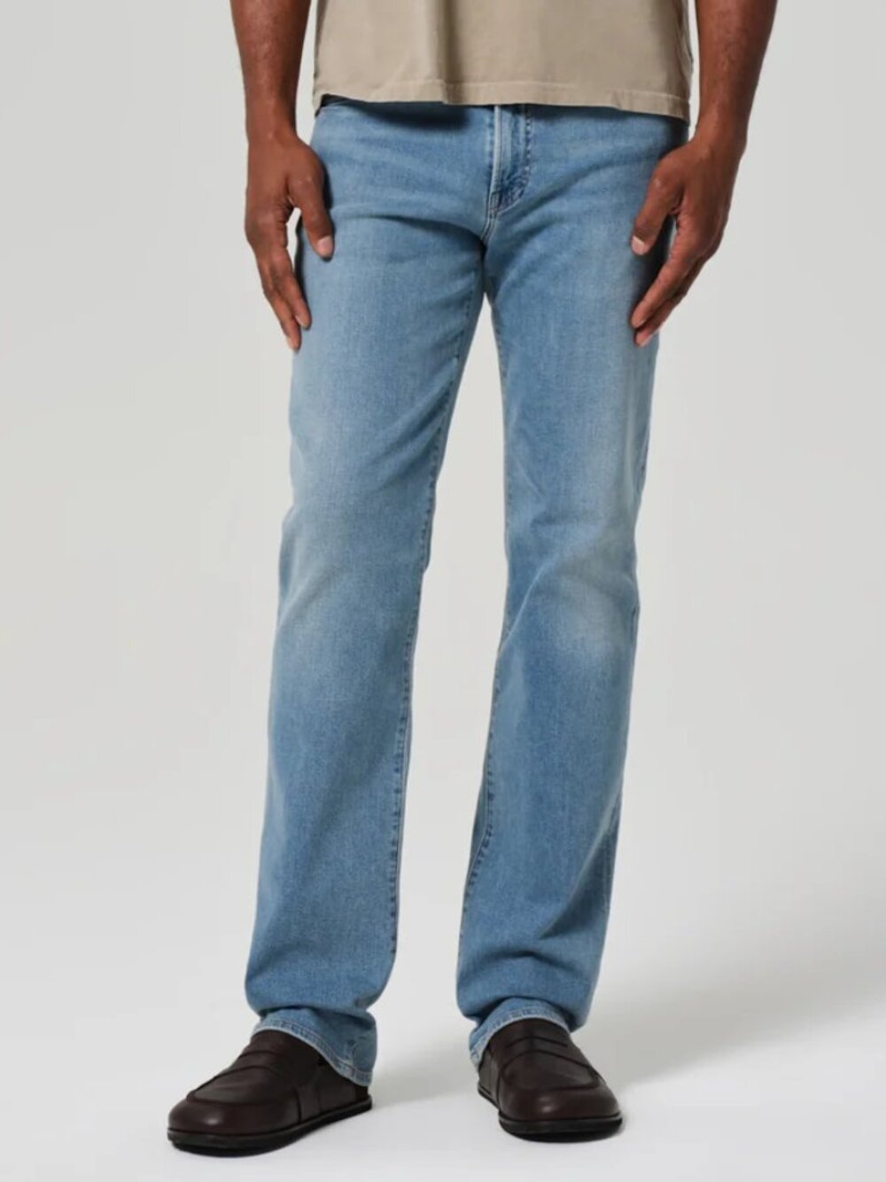 NEW $228 CITIZENS OF HUMANITY THE SID STRAIGHT JEANS IN MED BLUE #2 SIZE 30